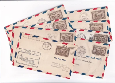 8 Canadian 1st Flight Covers from 1920s (E15415) - Image 1 of 4