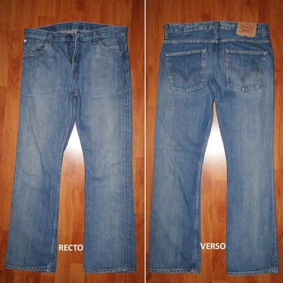 JEANS LEVIS 507 / 512 "Bootcut" W33 L32 (FR t43)  bleu délavé 3304 - Photo 1/4