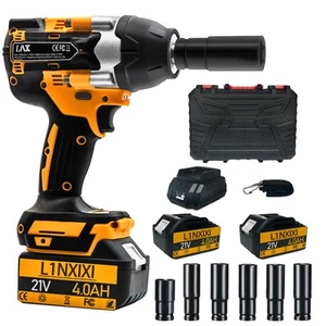 1/2 Cordless Impact Wrench, 1/2 Inch Impact Drive with Brushless Motor, 1000N... - Bild 1 von 7