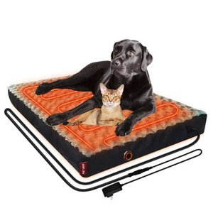 Upgraded Heated Dog Bed, 24V Safe Voltage Arthritis Orthopedic Dog Bed with M... - Picture 1 of 7