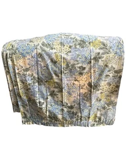 A.L. Ellis Cotton Hydrangea Floral BloomCore Country Cottage Chic Curtains X 6 - Picture 1 of 4