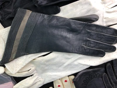 11 pares de guantes de vestir cortos largos de noche vintage años 50 60 para damas Foto 1 de 4