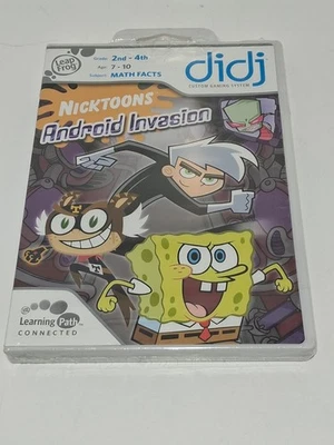Leap Frog Nicktoons Android Invasion Didj Cust.Gaming System-2nd-4thGrade Sealed - Image 1 of 2