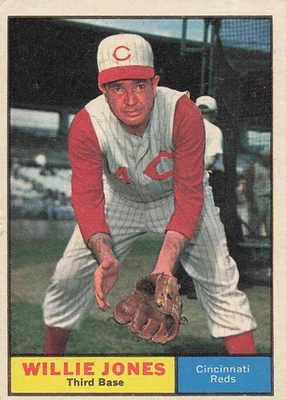 1961 Topps #497 Willie Jones - Image 1 of 2