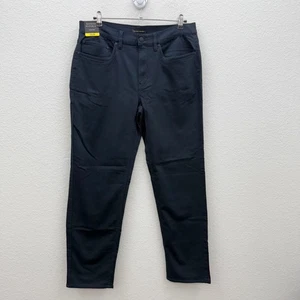 Pantalones informales de negocios elásticos de algodón Banana Republic de 5 bolsillos para hombre talla 32x30 NUEVO - Imagen 1 de 6