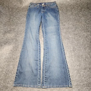 Vintage Angels Y2K 90s Womens Low Rise Flare Leg Jeans Smooth Booty No Pocket 3 - Picture 1 of 10