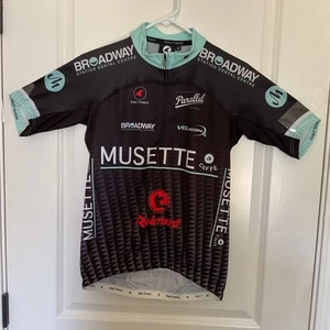 Pactimo "Musette Cafe" Cycling Jersey Mens Medium New Without Tags! - Picture 1 of 9