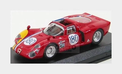 1:43 BEST Alfa Romeo 33.2 #180 Targa Florio 1968 Gosselin Trosch Red BE9390 Mode - Image 1 of 2