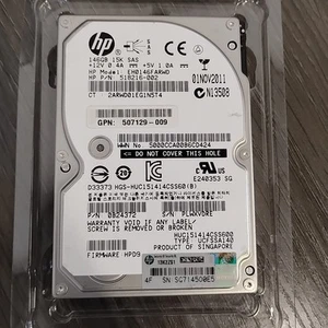 HP EH0146FARWD 518216-002 146GB 15K 2.5" Dual port SAS Hard Drive 0B24372 - Picture 1 of 2
