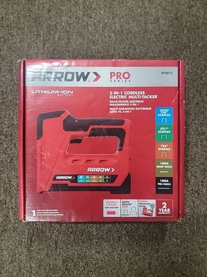 Arrow ET501C Cordless 5 in 1 Professional Electric Multi-Tacker Sealed - Image 1 of 4