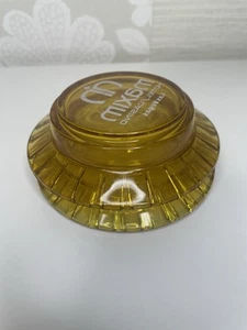 Maxim Hotel And Casino ashtray Las Vegas Fluted Amber Glass - Picture 1 of 6