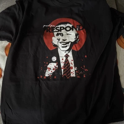 Pearl Jam Concert T-shirt | Dark Matter Tour '25  | Respond Logo | XXL Black  - Image 1 of 4