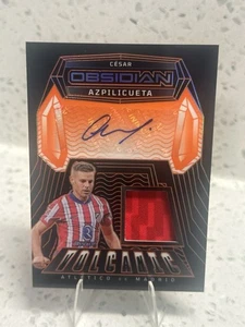 2024-25 Obsidian Cesar Azpilicueta ELECTRIC ETCH ORANGE JERSEY RELIC AUTO /149 - Bild 1 von 2
