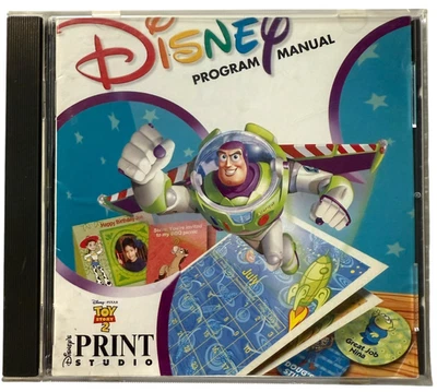 Toy Story 2 Disney Pixar Print Studio CD-Rom Windows PC 95 98 Vintage Software - Image 1 of 3