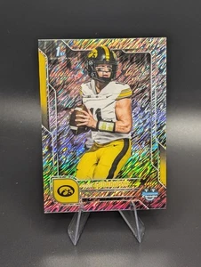 2025 Bowman Chrome U University Mark Gronowski 1st Iowa Shimmer Refractor - Bild 1 von 2