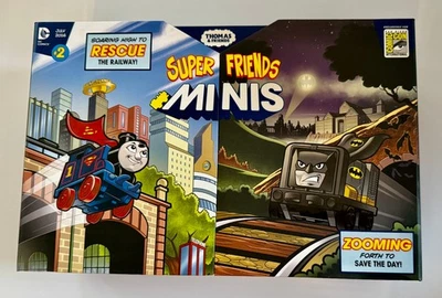 SDCC 2016 Thomas the Tank Engine DC Super Friends Minis Superman y Batman NUEVO Foto 1 de 4