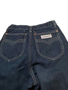 Vintage James Jean Seattle Blue Denim High Waist Wide Leg Jeans Women's 24x32 - Picture 1 of 10