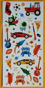 Themed / Everyday Sticker Single Sheet - Picture 1 of 1