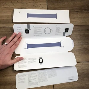ORYGINALNY Apple Watch 45mm angielska lawenda solo pętla rozmiar 11 - Zdjęcie 1 z 17