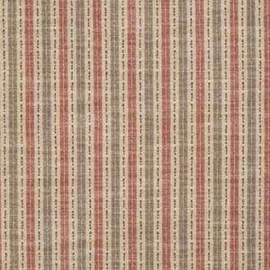 Baxter Merlot Red Performance Stripe Woven Pattern Upholstery Fabric by the Yard - Picture 1 of 6