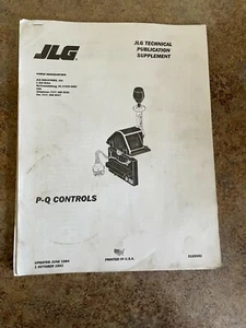 JLG P-Q Controls Technical Supplement Manual - Picture 1 of 3