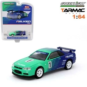 2002 Nissan Skyline GT-R (34) #1 Falken Tires Tarmac 1:64 Greenlight 51150-5C1 - Picture 1 of 7