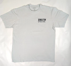 Pendleton Short Sleeve T-Shirt 100% Cotton Mens Size Medium Crew Neck Light Blue - Picture 1 of 5
