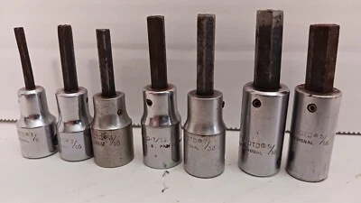 Proto Hex Drivers #4990A - 7 Standard Measurement - Various Sizes FREE SHIPPING - Image 1 of 3
