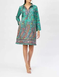 $289 NWOT XXS 6-8Au Leona Edmiston Ursula 'Jaipur Dreams' A-line Shift Dress - Picture 1 of 17
