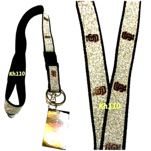 San Francisco Giants MLB Glitter Keychain Lanyard - Picture 1 of 4