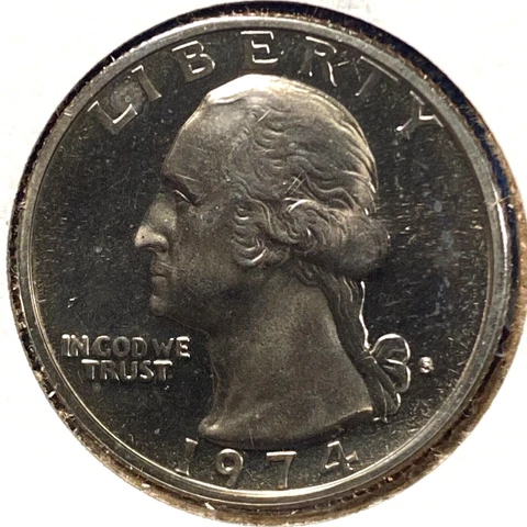 1974-S 25C Washington Quarter, PROOF (67773) Cover