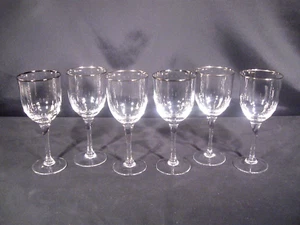 Noritake Paris Wine Glasses Set of 6 - Picture 1 of 16