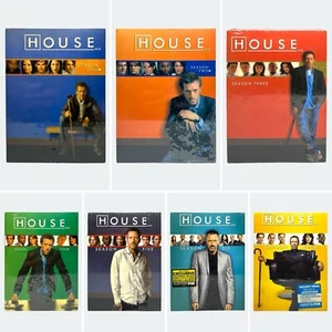 House, M.D: Complete Seasons 1-7 DVD Bundle - Region 1, NTSC - New & Sealed - Picture 1 of 24