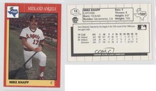 1990 Grand Slam Midland Angels Mike Knapp #13