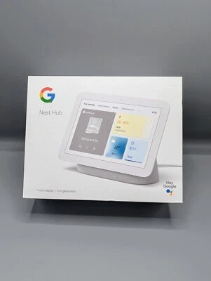 *BOX ONLY* Google Nest Hub (2nd Gen.) 7" Smart Display - Chalk - Image 1 of 4