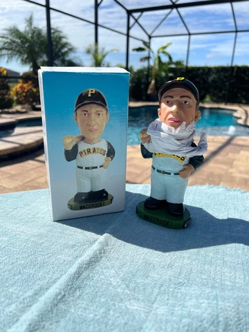 Bill Mazeroski Pittsburgh Pirates Bobblehead Three Rivers Stadium SGA 7/29/2000 Cover