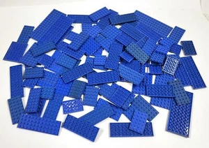 Vintage Lego blaue Platten Lot 450g gemischt Konvolut AW698 - Bild 1 von 2