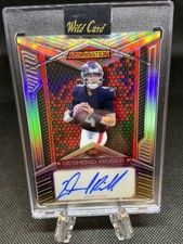 2022 Wild Card Alumination Football Desmond Ridder Auto #AB-25 /100-Falcons RC