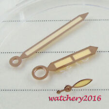 High quality Watch hands Rose Gold Color fit ETA 6497 6498 ST36 movement