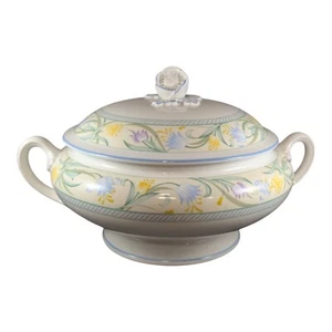 Royal Worcester Summerfield Lidded Serving Dish Bowl Tureen - Discontinued Video - Picture 1 of 21