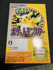 Nintendo 2DS 2DS Pikachu Pokemon Amarillo Transparente Edición Limitada Consola Juego Usado - Imagen 1 de 12