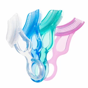 Brilliant Babys 1st Teether Brush with Case Silicone No BPA Chewable Brush - Picture 1 of 26
