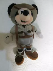 Safari Mickey Mouse Plush Soft Toy Disney Parks Exclusive in Good Condition - Picture 1 of 6