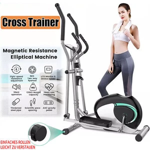 Ellipsentrainer Crosstrainer Trainingsgerät Cardio Heimtrainer Stepper Fitness - Bild 1 von 13