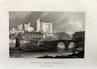1831 Antique Print; Kidwelly Castle, Carmarthenshire, Wales after Gastineau