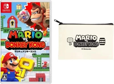 Nintendo Switch Mario VS Donkey Kong Japan NEW w/English option Pouch - Image 1 of 2