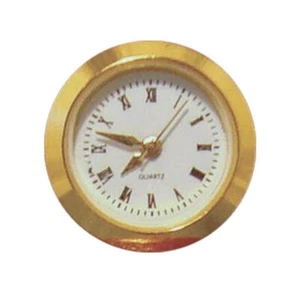 Working Clock Face, Dolls House Miniature, 1.12 Scale, Miniature - Picture 1 of 1