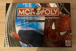 MONOPOLY SPIDER-MAN BOARD GAME - PARKER 2007 - COMPLETE - CONTENTS NEW & SEALED