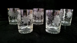 Vintage American Brilliant Period Cut Glass Tumbler Daisy Flower Pattern ABP - Picture 1 of 24