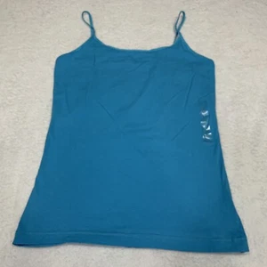 Arizona Jean Company Women's Large Blue Adjustable Spaghetti Strap Cami NWOT - Picture 1 of 7